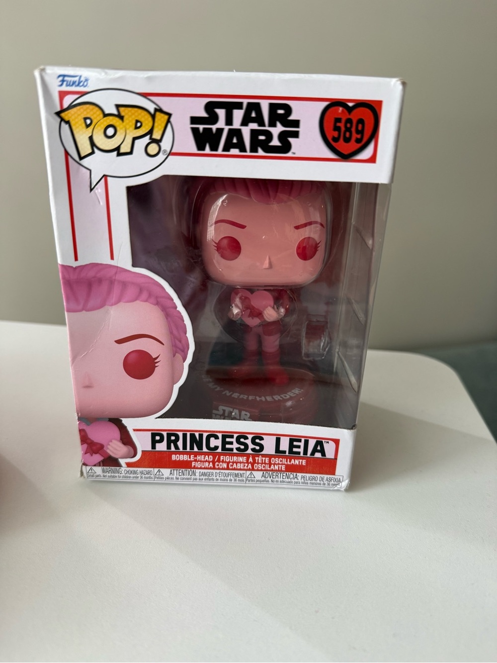 Funko Pink Princess Leia Pop! Vinyl Figure - Star Wars #589